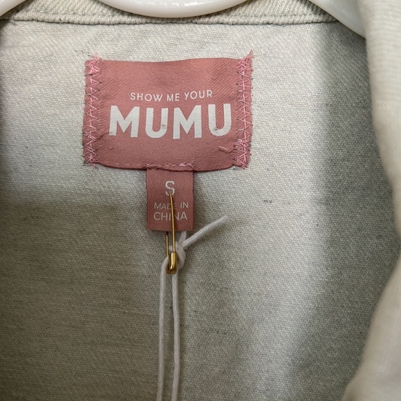 Show Me Your MuMu Denim Vest Size Small - Picture 3 of 4